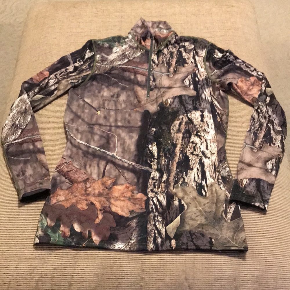 XGO (4) Mossy Oak Break Up Country 1/4 Zip Mock Neck